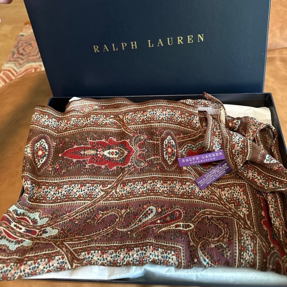 Ralph Lauren Collection Purple label scarf wrap